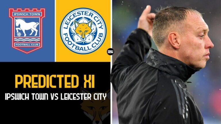 How could Leicester City lineup against Ipswich Town
