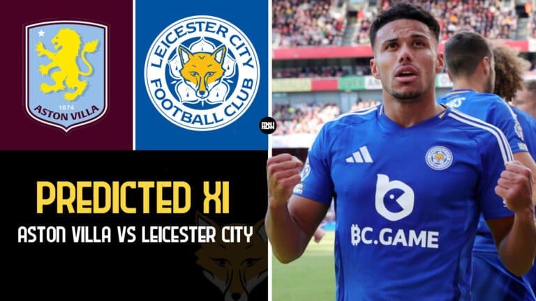 How could Leicester City lineup against Aston Villa